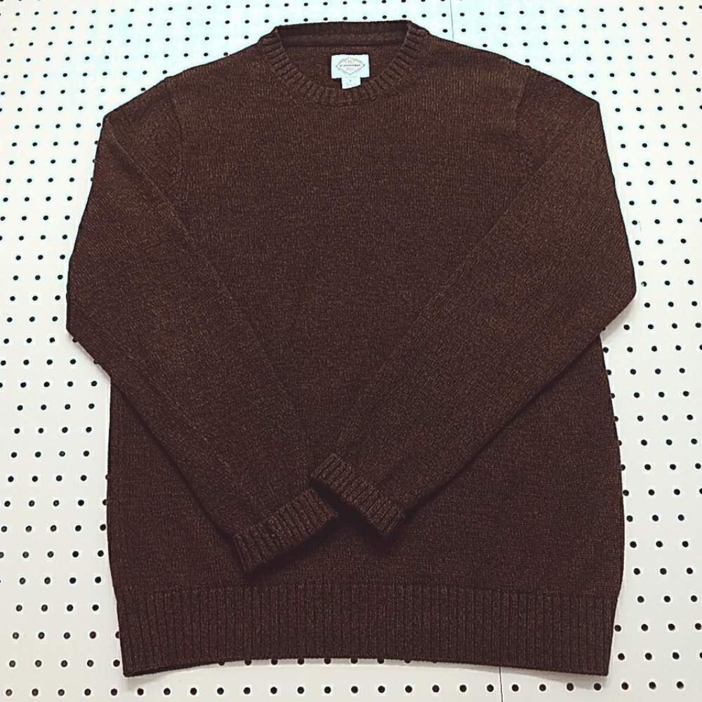 St. John's Bay Brown Sweater, Size Large